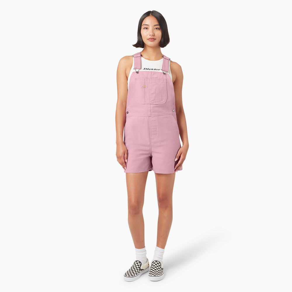 Women's Duck Canvas Bib Shortalls, 4" - Dickies