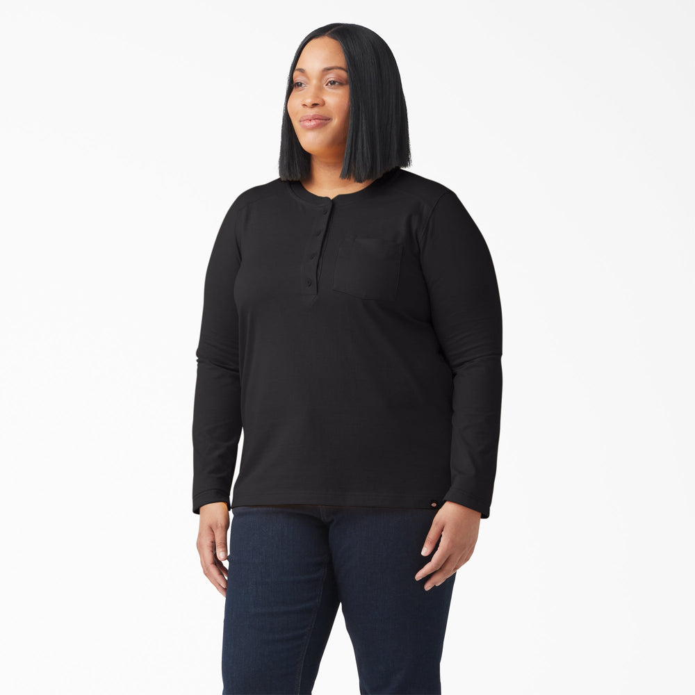 Women's Plus Heavyweight Henley - Dickies