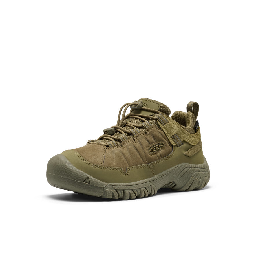 Big Kids' Targhee IV Waterproof Hiking Shoe Martini Olive / Keen / Martini Olive