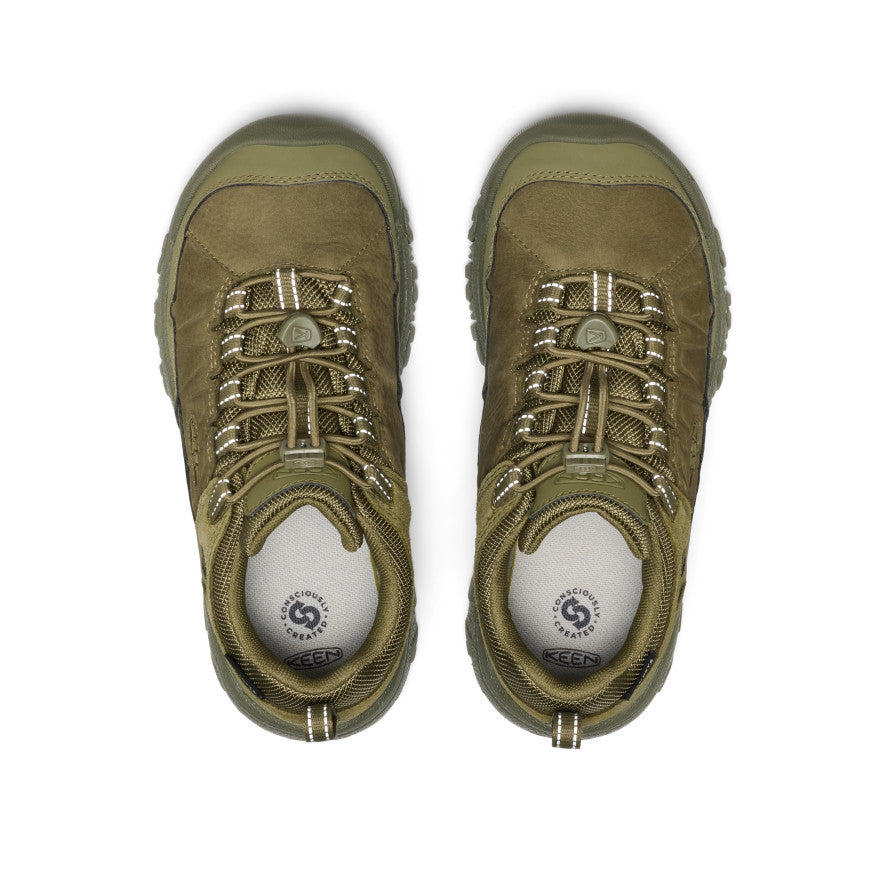 Big Kids' Targhee IV Waterproof Hiking Shoe Martini Olive / Keen / Martini Olive