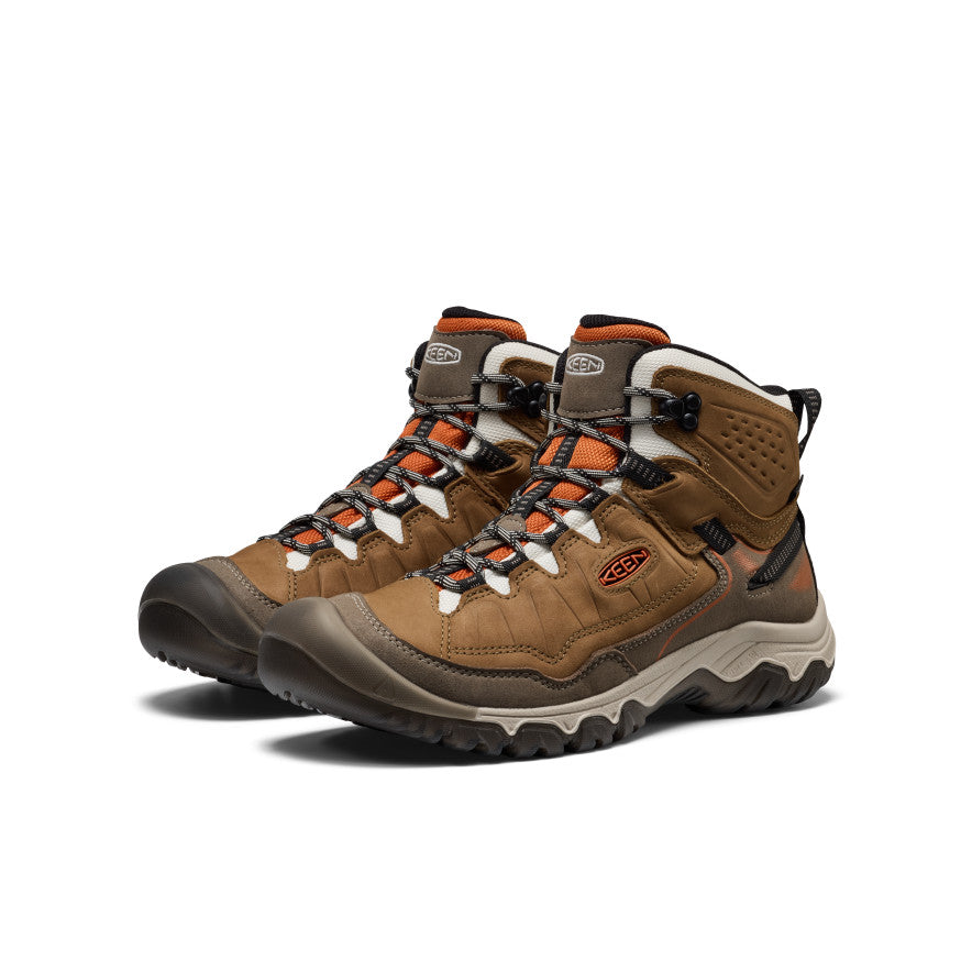Men's Targhee IV Waterproof Hiking Boot Coyote/Gold Flame / Keen / Coyote/Gold Flame