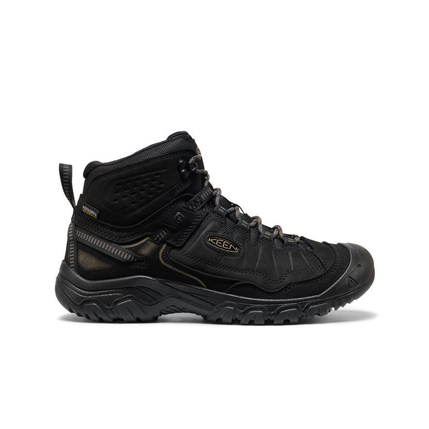 Men's Targhee IV Wide Waterproof Hiking Boot Triple Black / Keen / Triple Black
