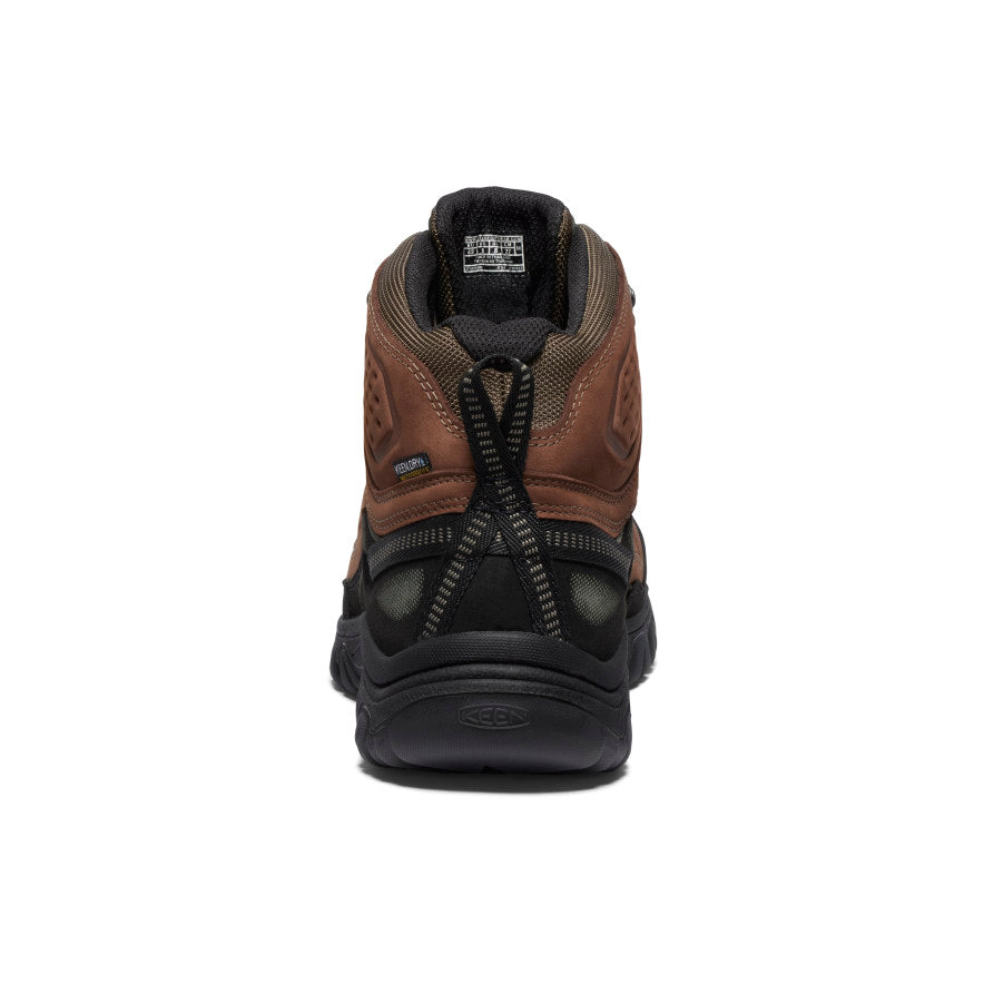 Men's Targhee IV Wide Waterproof Hiking Boot Bison/Black / Keen / Bison/Black