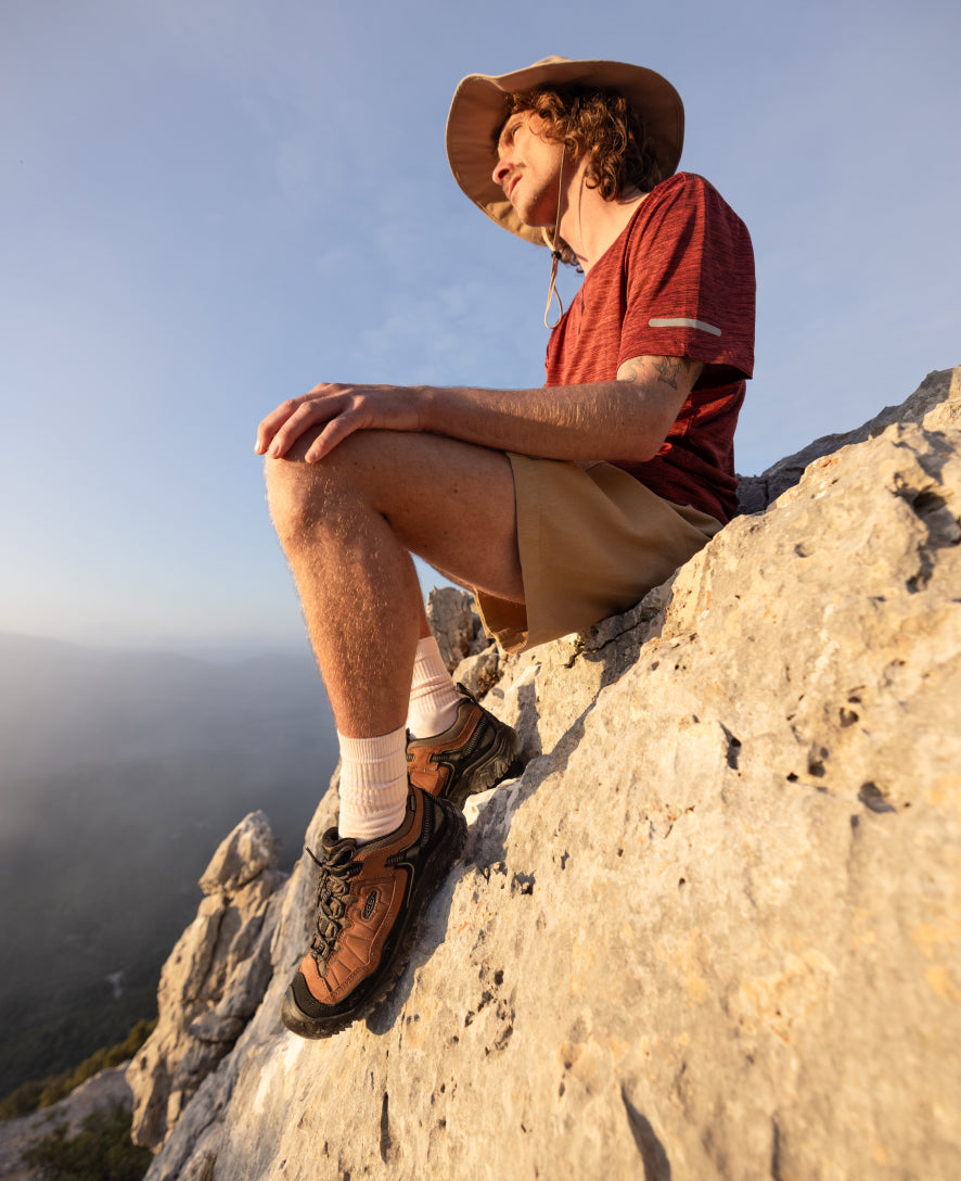 Men's Targhee IV Wide Waterproof Hiking Shoe Sea Turtle/Roasted Pecan / Keen / Sea Turtle/Roasted Pecan