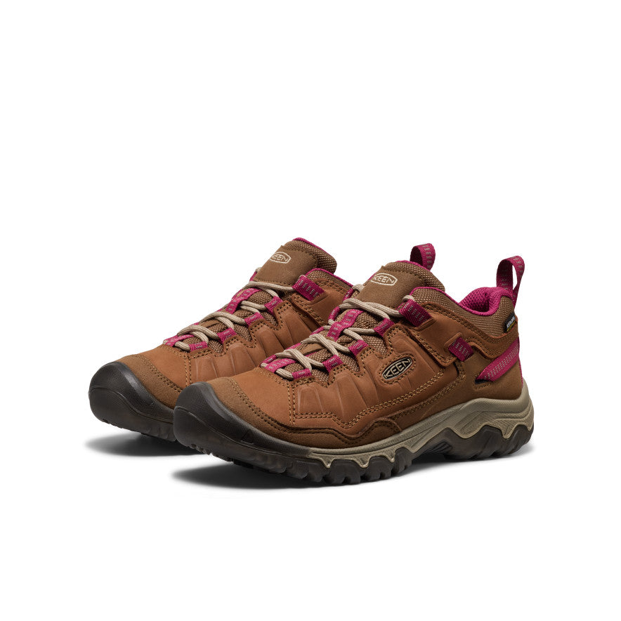 Women's Targhee IV Waterproof Hiking Shoe Bison/Beaujolais / Keen / Bison/Beaujolais