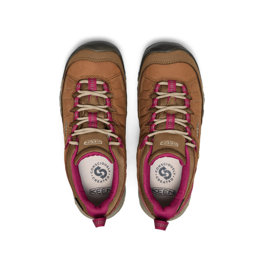 Women's Targhee IV Waterproof Hiking Shoe Bison/Beaujolais / Keen / Bison/Beaujolais