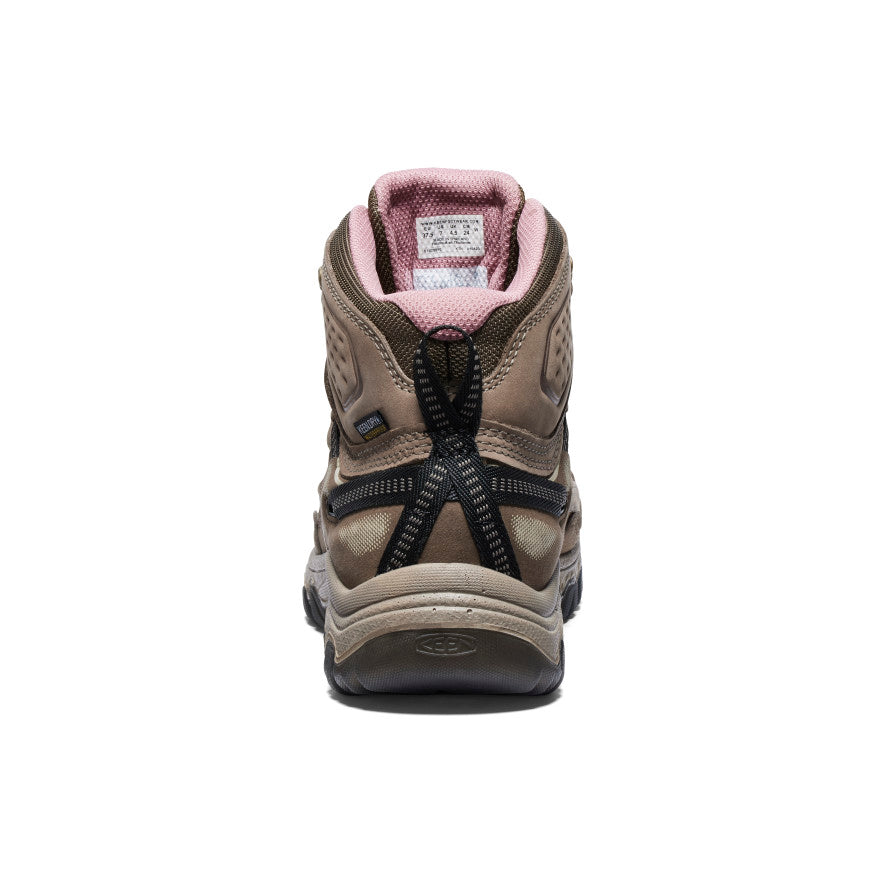 Women's Targhee IV Wide Waterproof Hiking Boot Brindle/Nostalgia Rose / Keen / Brindle/Nostalgia Rose