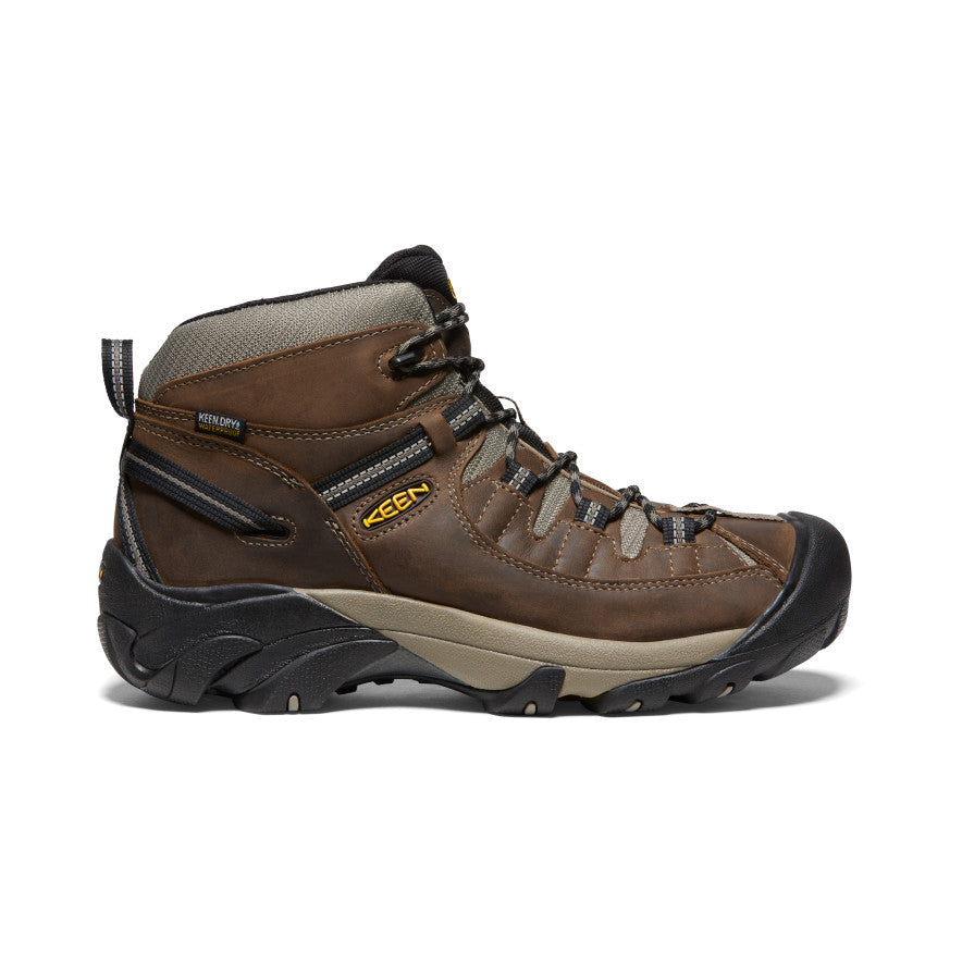 Men's Targhee II Mid Waterproof Hiking Boots Shitake/Brindle / Keen / Shitake/Brindle