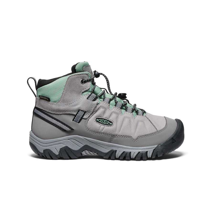 Big Kids' Targhee IV Waterproof Hiking Boot Alloy/Granite Green / Keen / Alloy/Granite Green