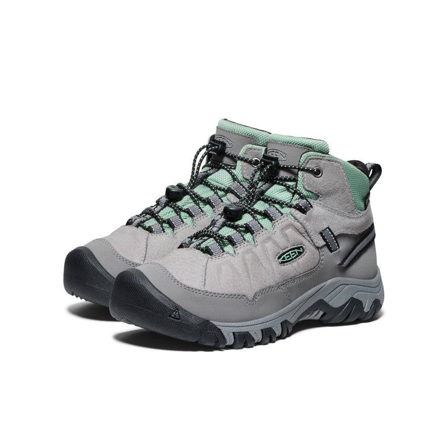 Big Kids' Targhee IV Waterproof Hiking Boot Alloy/Granite Green / Keen / Alloy/Granite Green