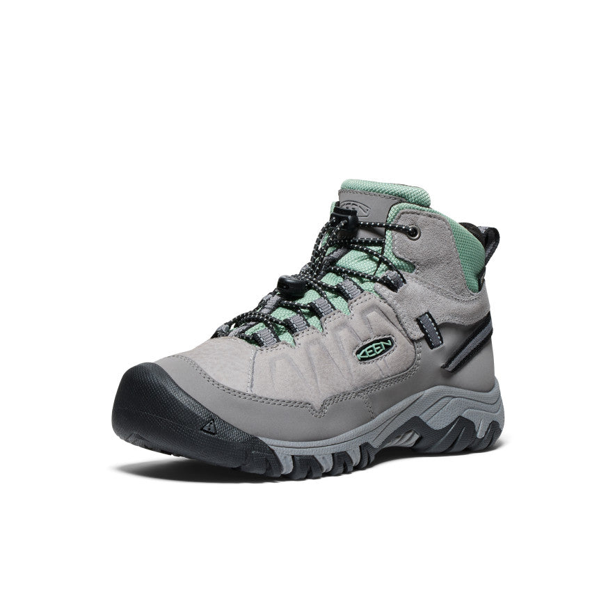 Big Kids' Targhee IV Waterproof Hiking Boot Alloy/Granite Green / Keen / Alloy/Granite Green