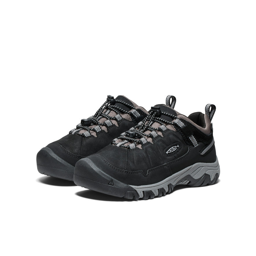 Big Kids' Targhee IV Waterproof Hiking Shoe Black/Steel Grey / Keen / Black/Steel Grey