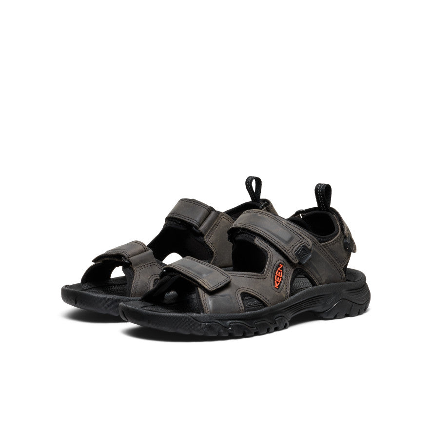 Men's Targhee III Open Toe Sandal Grey/Black / Keen / Grey/Black