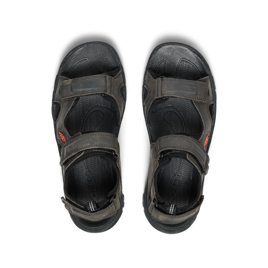 Men's Targhee III Open Toe Sandal Grey/Black / Keen / Grey/Black