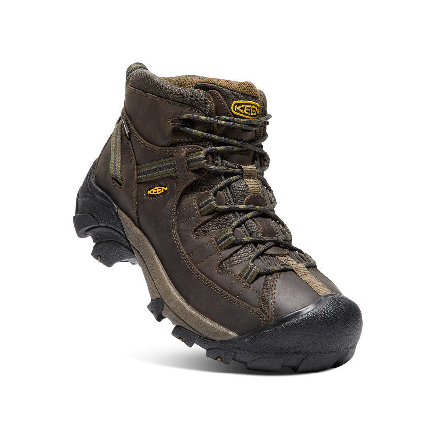 Men's Targhee II Waterproof Mid Wide Canteen/Dark Olive / Keen / Canteen/Dark Olive