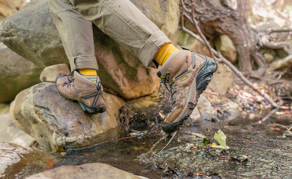 Men's Targhee II Waterproof Mid Wide Canteen/Dark Olive / Keen / Canteen/Dark Olive