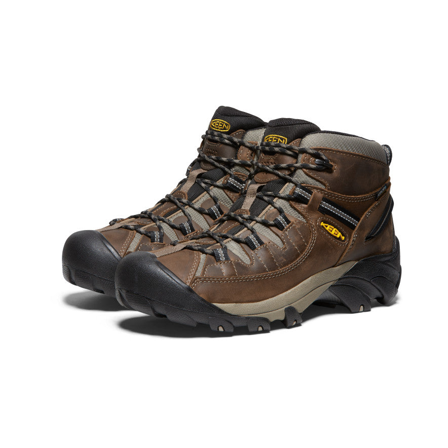 Men's Targhee II Waterproof Mid Wide Shitake/Brindle / Keen / Shitake/Brindle