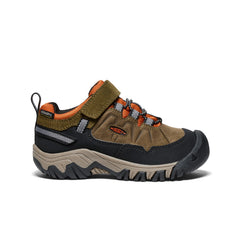 Little Kids' Targhee IV Waterproof Hiking Shoe Dark Olive/Gold Flame / Keen / Dark Olive/Gold Flame