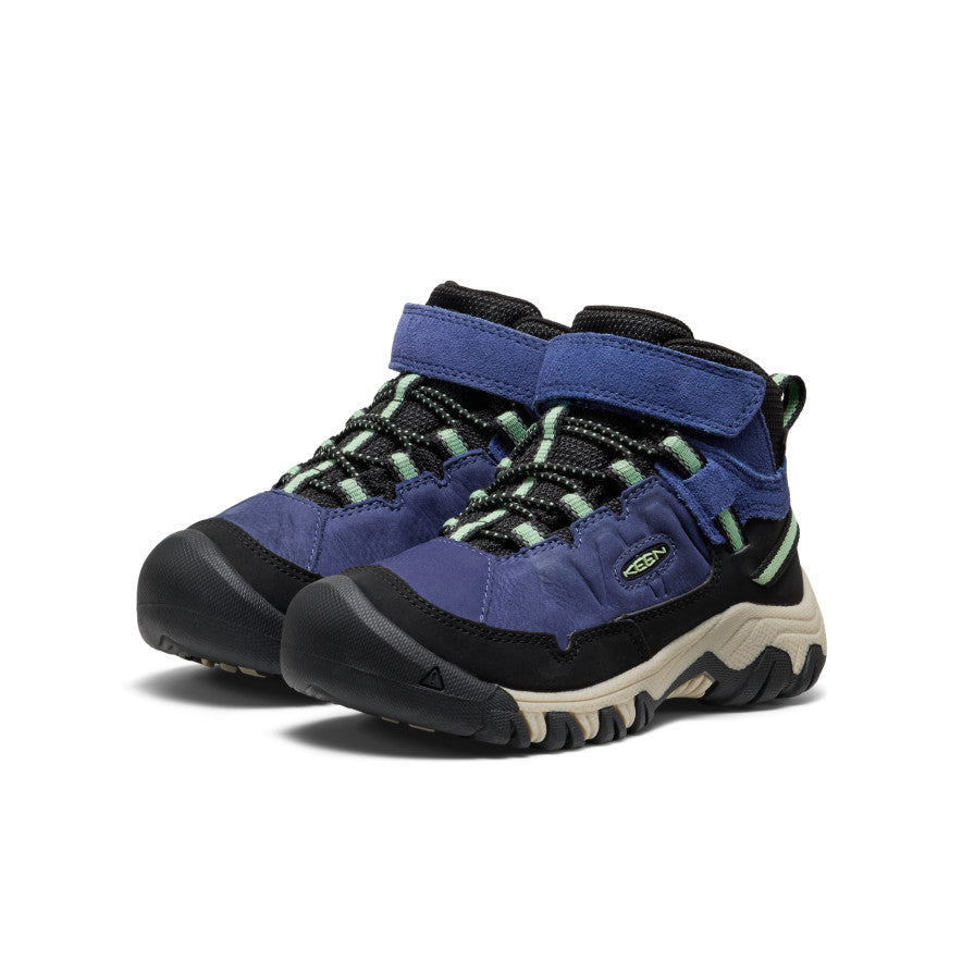 Little Kids' Targhee IV Waterproof Hiking Boot Skipper Blue/Hemlock / Keen / Skipper Blue/Hemlock