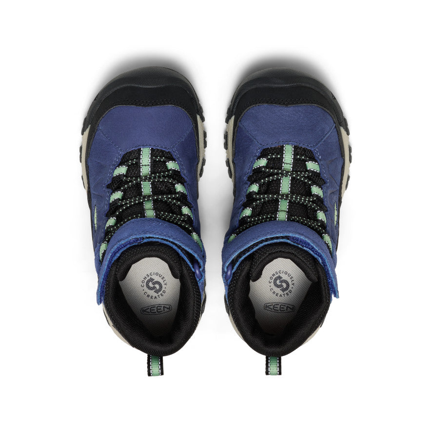 Little Kids' Targhee IV Waterproof Hiking Boot Skipper Blue/Hemlock / Keen / Skipper Blue/Hemlock