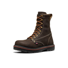 Men's Liberty 8" Waterproof 90° Heel Boot (Carbon Toe) Coffee Bean/Black / Keen / Coffee Bean/Black