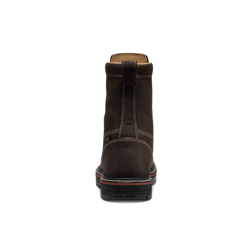 Men's Liberty 8" Waterproof 90° Heel Boot (Carbon Toe) Coffee Bean/Black / Keen / Coffee Bean/Black