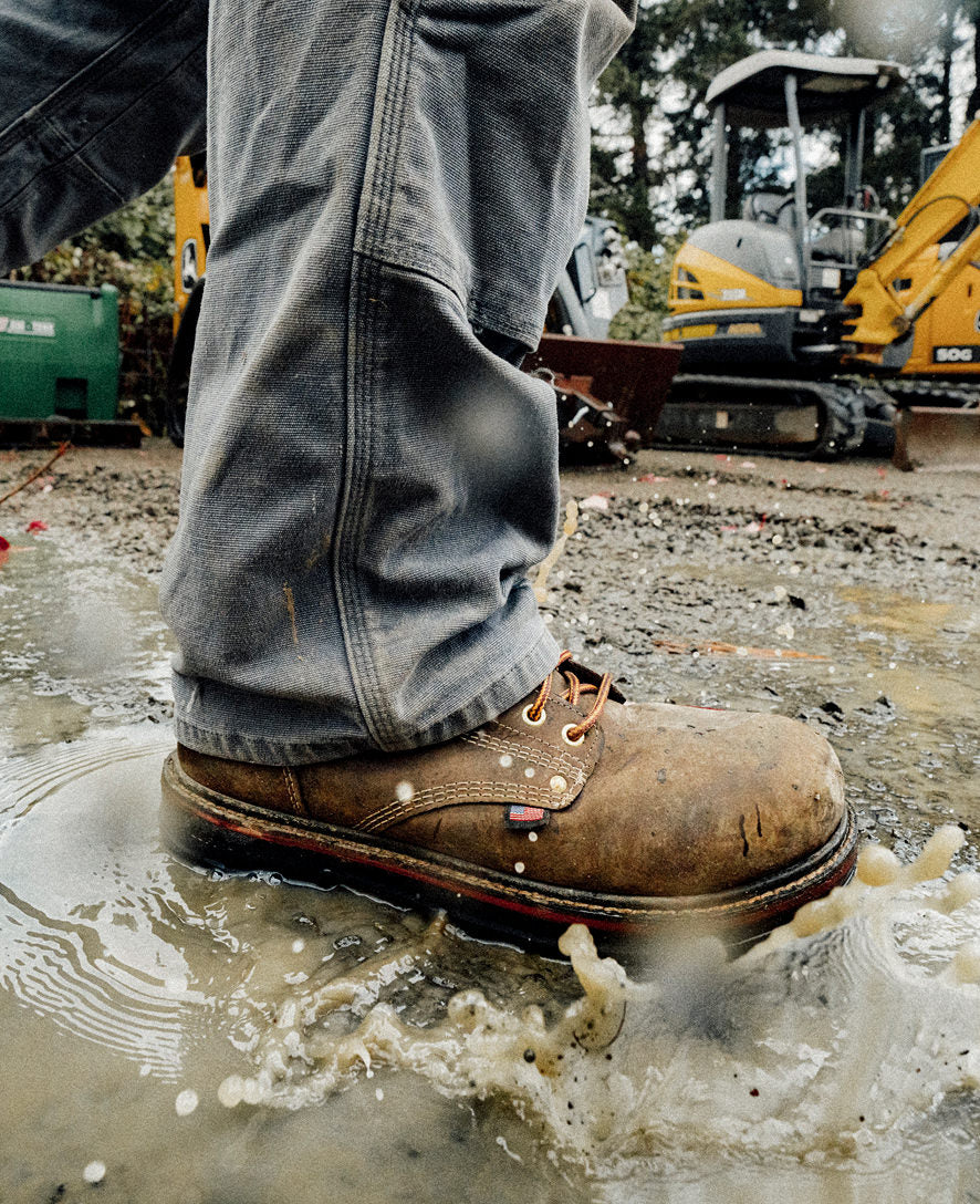 Men's Liberty 8" Waterproof 90° Heel Boot (Carbon Toe) Coffee Bean/Black / Keen / Coffee Bean/Black
