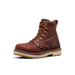 Men's Liberty 6" Waterproof 90° Heel Boot (Carbon Toe) Bombay Brown/Gum / Keen / Bombay Brown/Gum