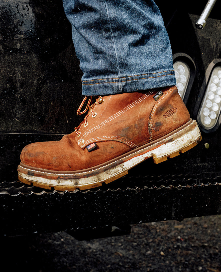 Men's Liberty 6" Waterproof 90° Heel Boot (Carbon Toe) Bombay Brown/Gum / Keen / Bombay Brown/Gum