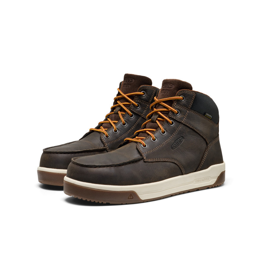 Men's Gibson Waterproof Work Boot (Carbon Toe) Cascade Brown/Gum / Keen / Cascade Brown/Gum