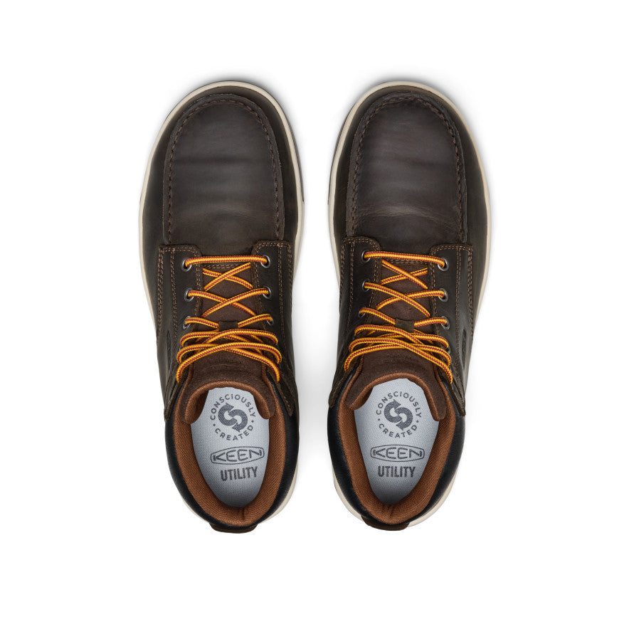 Men's Gibson Waterproof Work Boot (Carbon Toe) Cascade Brown/Gum / Keen / Cascade Brown/Gum