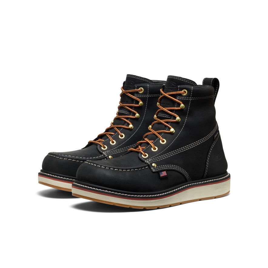 Men's Liberty 6" Waterproof Boot (Carbon Toe) Black/Gum / Keen / Black/Gum