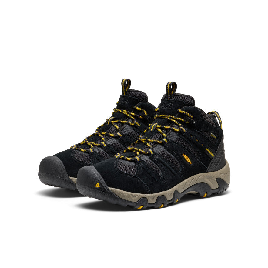Men's Headout Waterproof Hiking Boot Black/Lemon Curry / Keen / Black/Lemon Curry