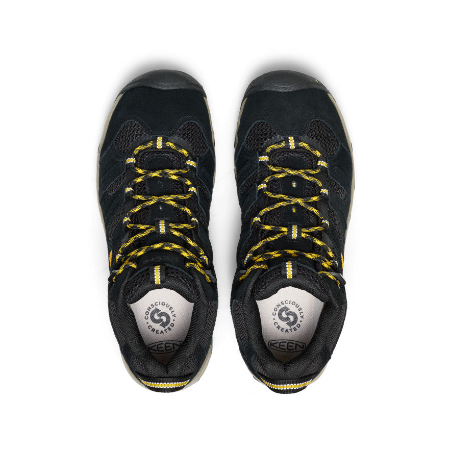Men's Headout Waterproof Hiking Boot Black/Lemon Curry / Keen / Black/Lemon Curry