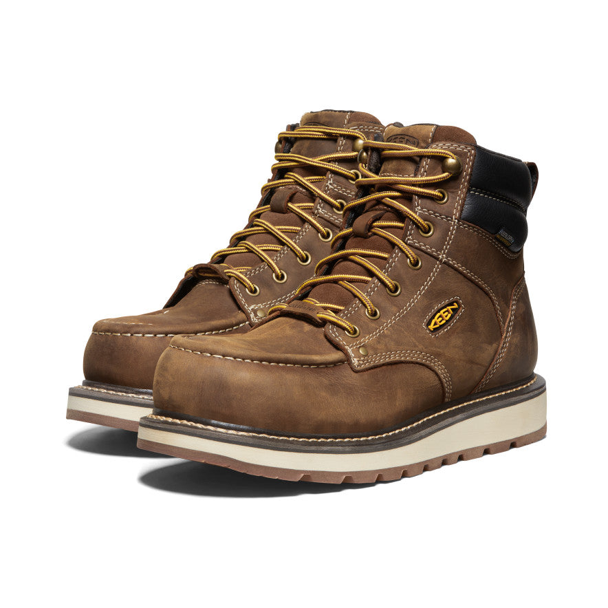 Men's Cincinnati 6" Waterproof Boot (Carbon Toe) Belgian/Sandshell / Keen / Belgian/Sandshell