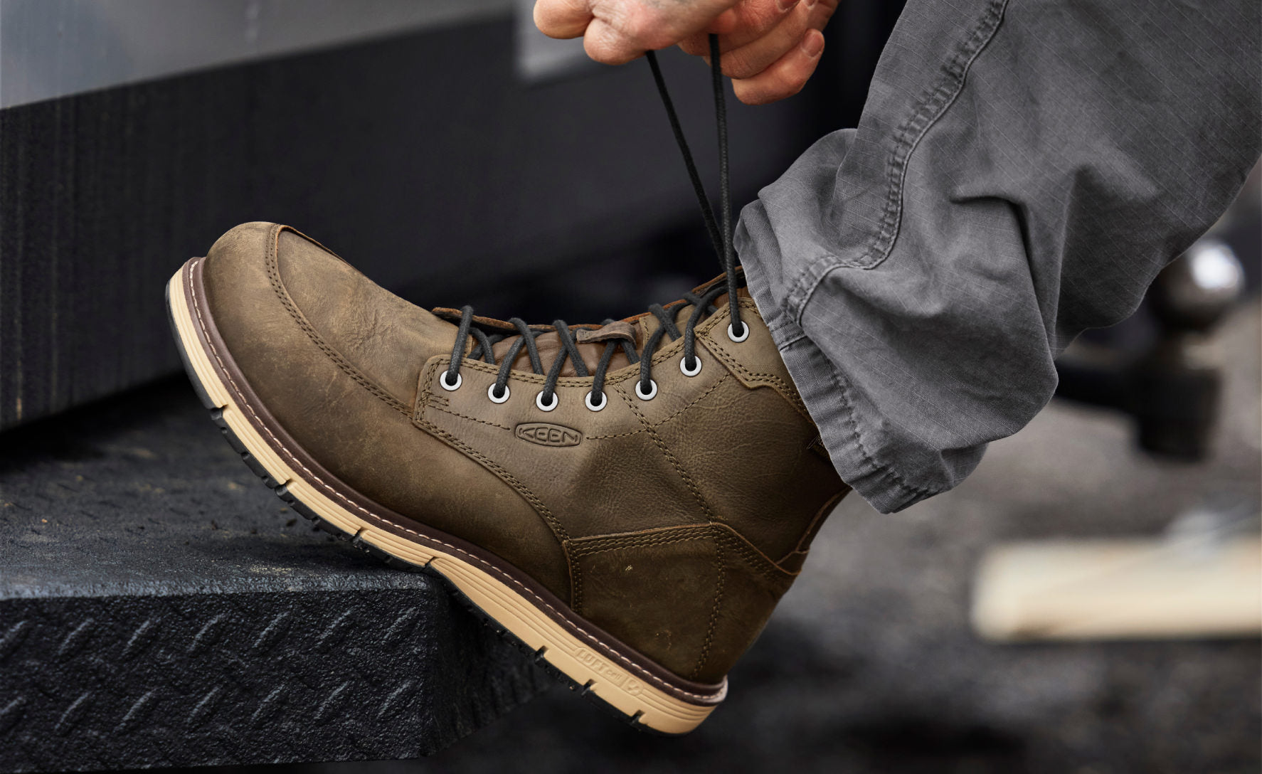 Men's San Jose 6" Waterproof Boot (Soft Toe) Cascade Brown / Keen / Cascade Brown