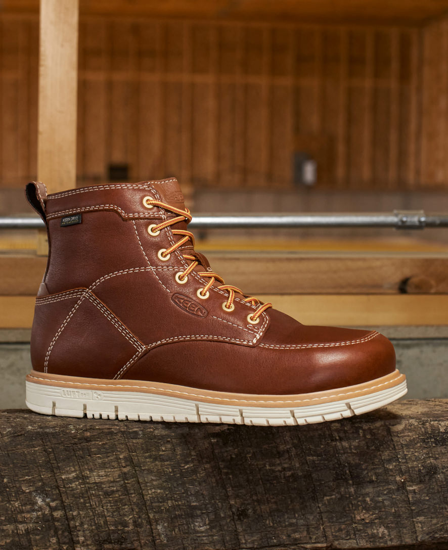 Men's San Jose 6" Waterproof Boot (Soft Toe) Cascade Brown / Keen / Cascade Brown