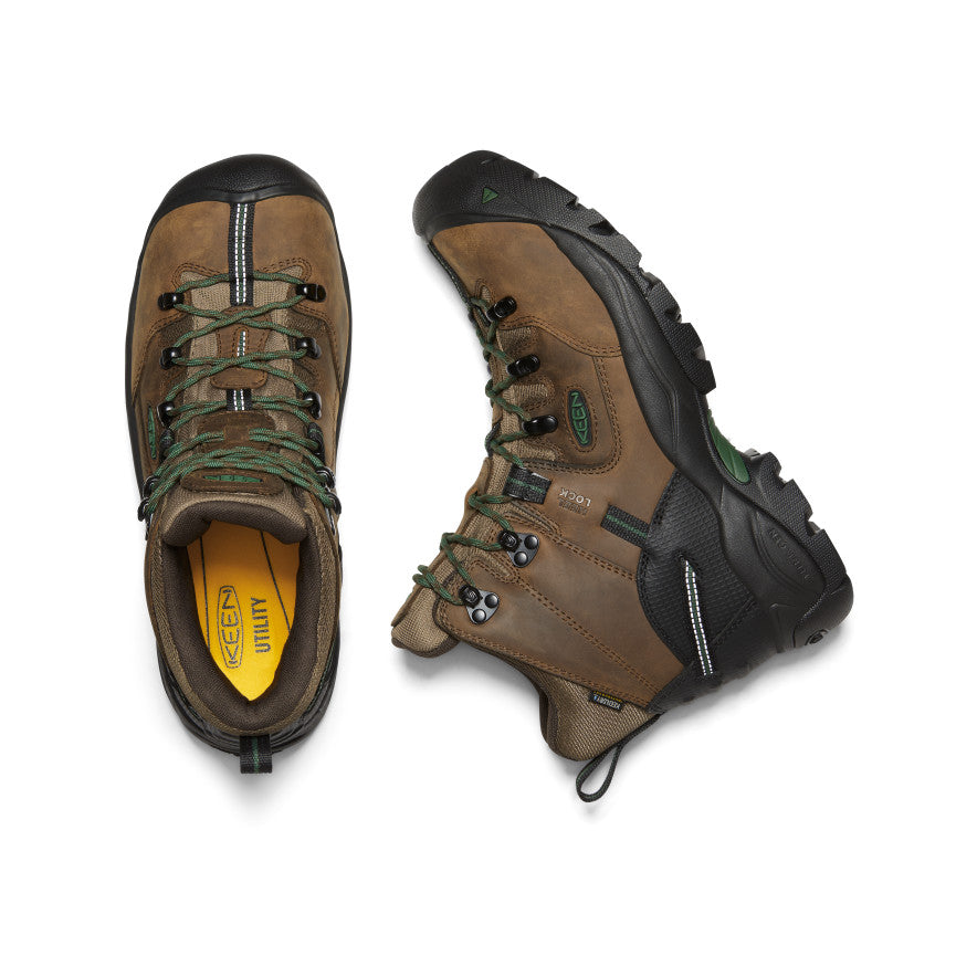 Men's Pittsburgh Energy 6" Waterproof Boot (Carbon Toe) Cascade Brown/Greener Pastures / Keen / Cascade Brown/Greener Pastures