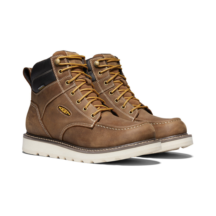 Men's Cincinnati 6" Waterproof Boot (Soft Toe) Belgian/Sandshell / Keen / Belgian/Sandshell