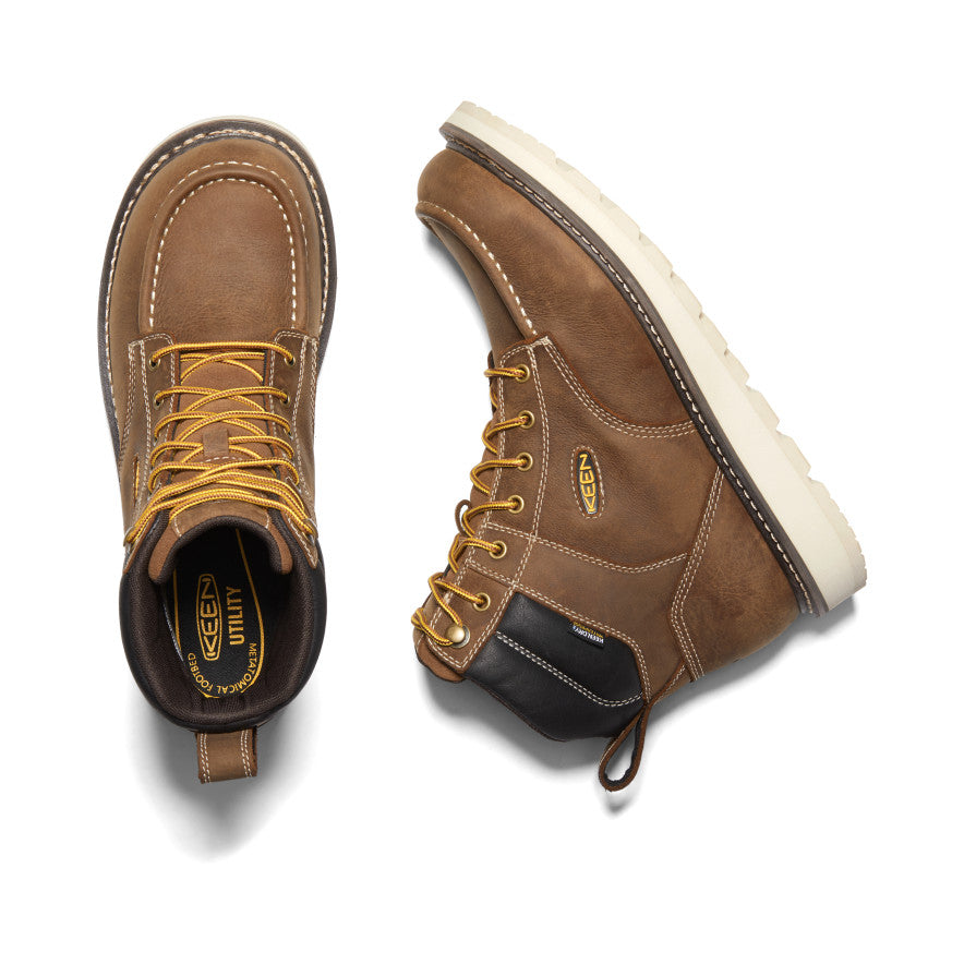 Men's Cincinnati 6" Waterproof Boot (Soft Toe) Belgian/Sandshell / Keen / Belgian/Sandshell