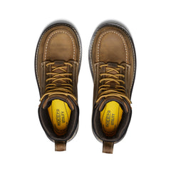 Men's Cincinnati 6" Waterproof 90° Heel Boot (Carbon Toe) Belgian/Sandshell / Keen / Belgian/Sandshell
