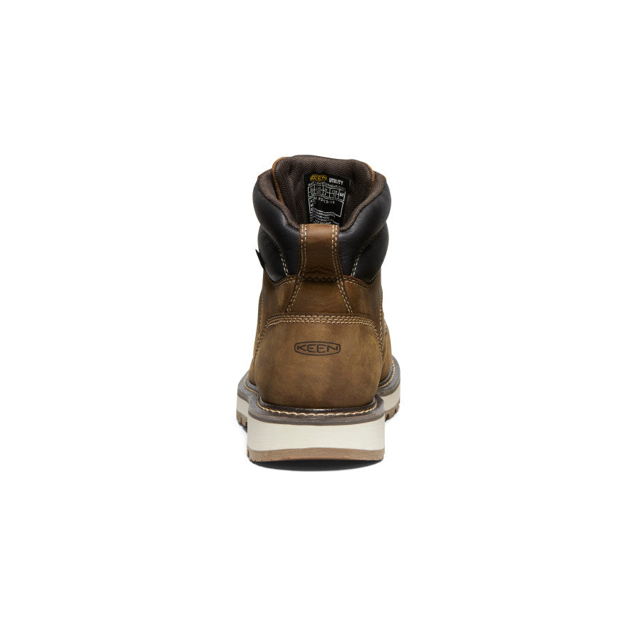 Men's Cincinnati 6" Waterproof 90° Heel Boot (Carbon Toe) Belgian/Sandshell / Keen / Belgian/Sandshell