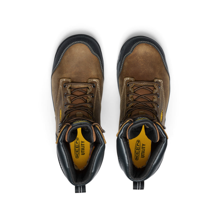 Men's Evanston 8" Insulated Waterproof Boot (Soft Toe) Bison/Black / Keen / Bison/Black