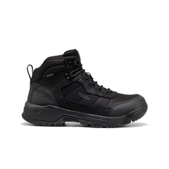 Men's Skokie Waterproof Work Boot (Soft Toe) Black/Black / Keen / Black/Black