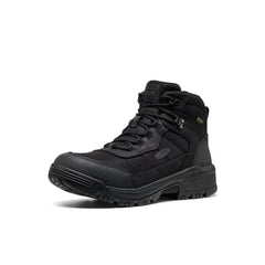 Men's Skokie Waterproof Work Boot (Soft Toe) Black/Black / Keen / Black/Black