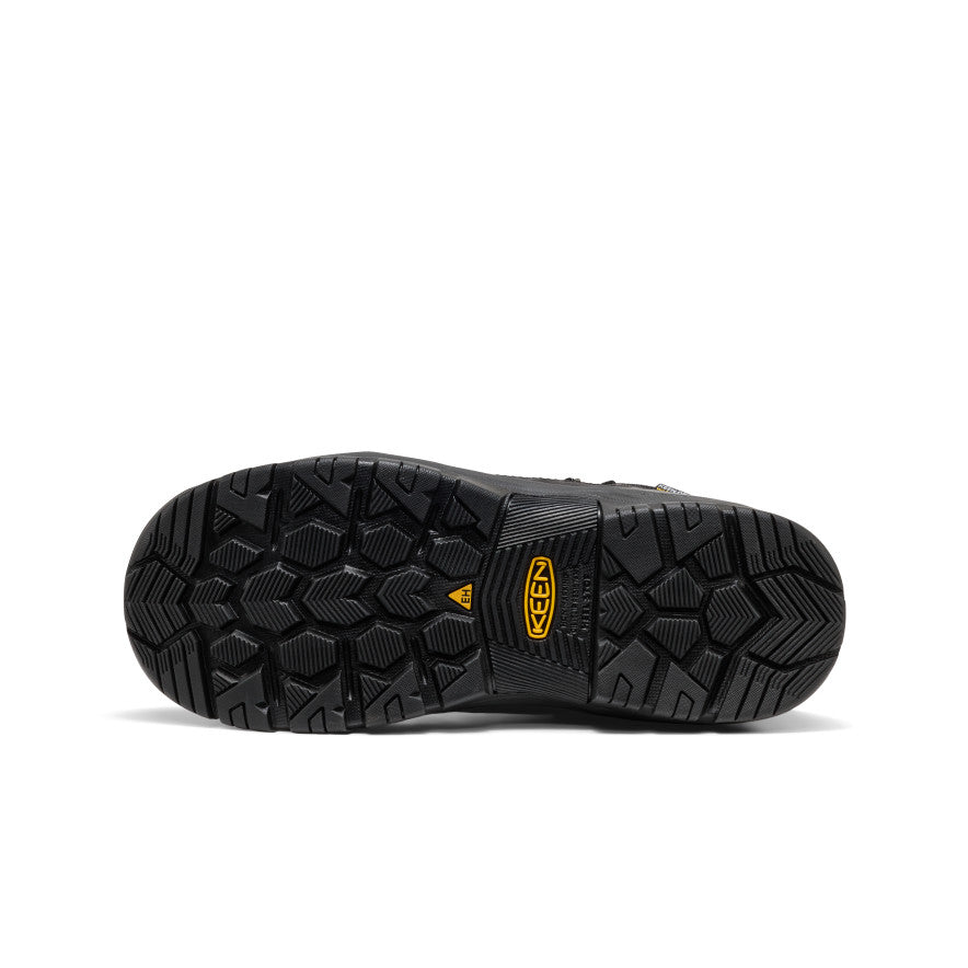 Men's Skokie Waterproof Work Boot (Soft Toe) Black/Black / Keen / Black/Black