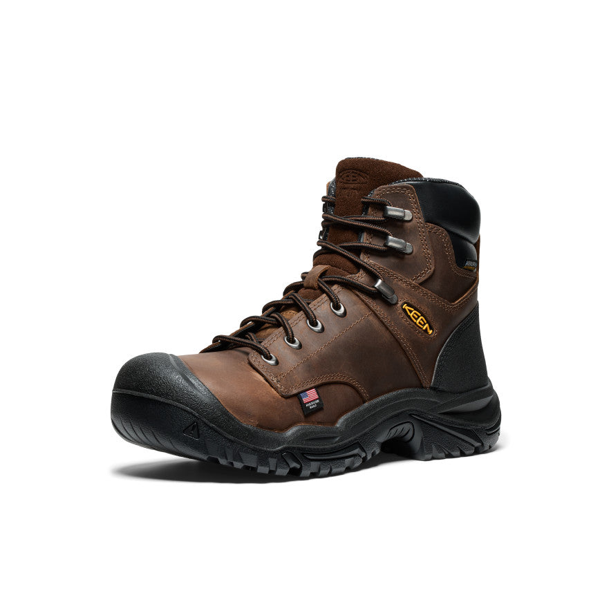 Men's Mt Vernon II 6" Waterproof Boot (Steel Toe) Dark Earth/Black / Keen / Dark Earth/Black