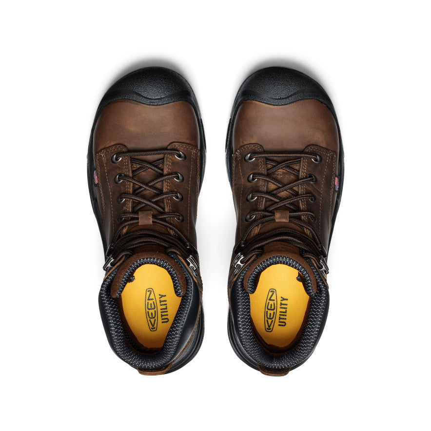 Men's Mt Vernon II 6" Waterproof Boot (Steel Toe) Dark Earth/Black / Keen / Dark Earth/Black