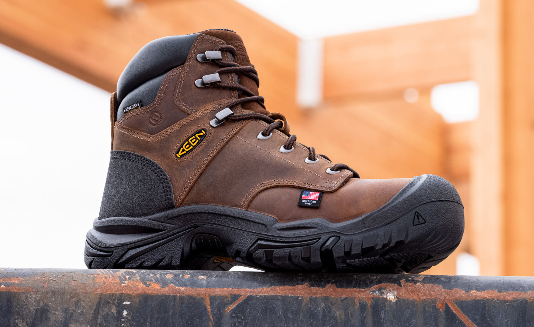 Men's Mt Vernon II 6" Waterproof Boot (Steel Toe) Dark Earth/Black / Keen / Dark Earth/Black