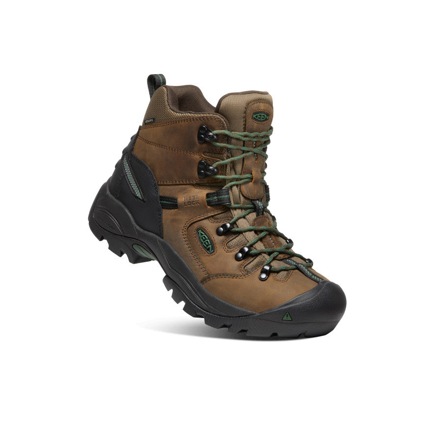 Men's Pittsburgh Energy 6" Waterproof Boot (Soft Toe) Cascade Brown/Greener Pastures / Keen / Cascade Brown/Greener Pastures
